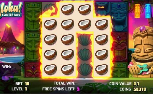 Aloha! Cluster Pays Slot