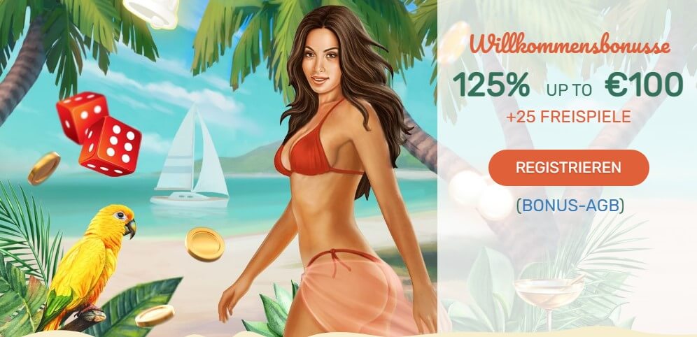 Paradise Casino Willkommensbonus