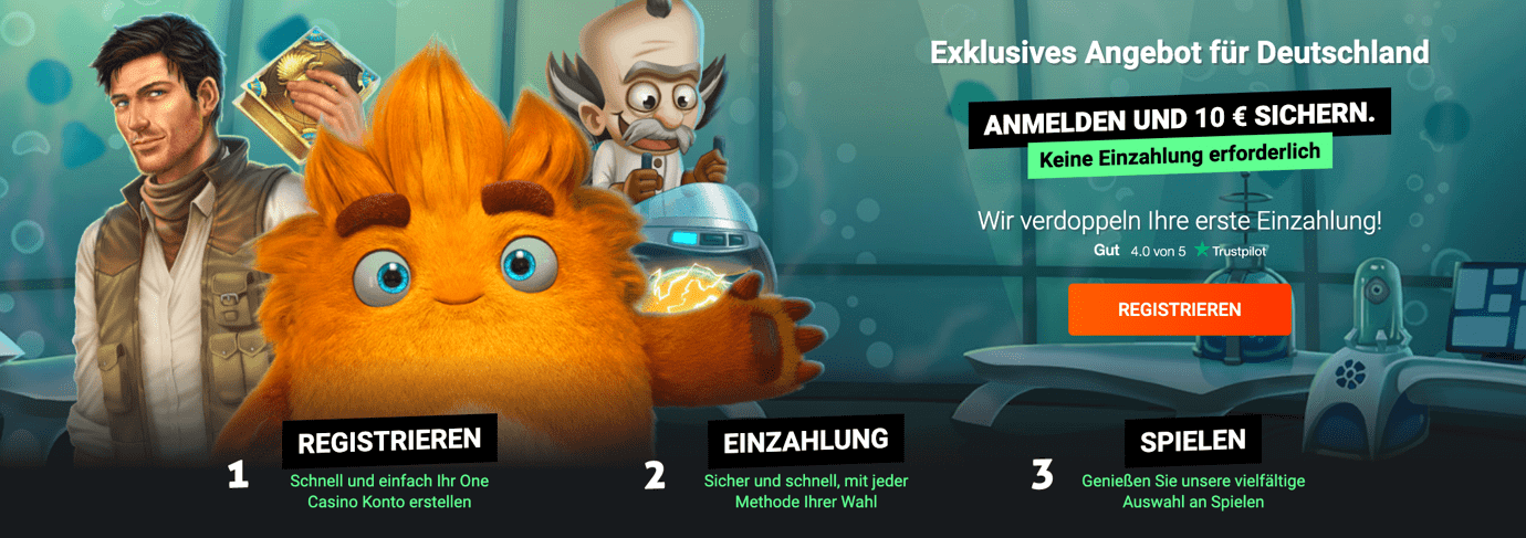 One Casino Bonus ohne Einzahlung