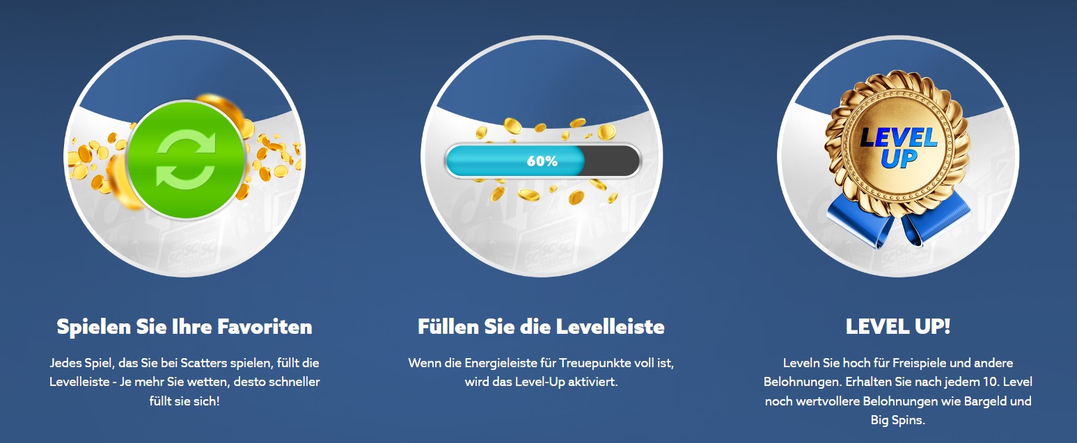 scatters level up