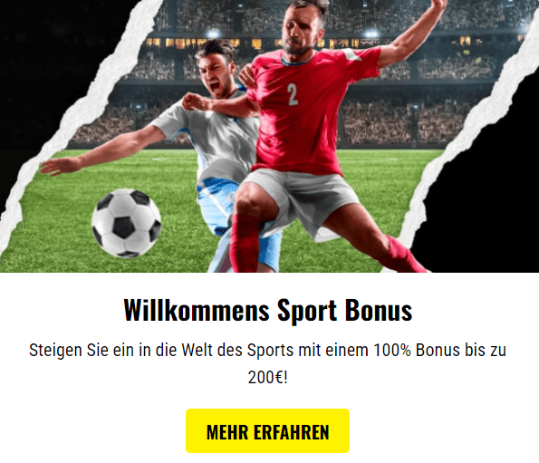 21bets Casino Sport Willkommensbonus