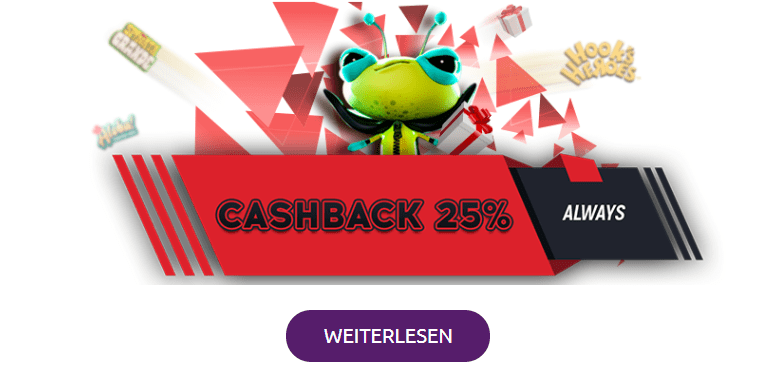 Bonanzagame Casino Cashback Bonus