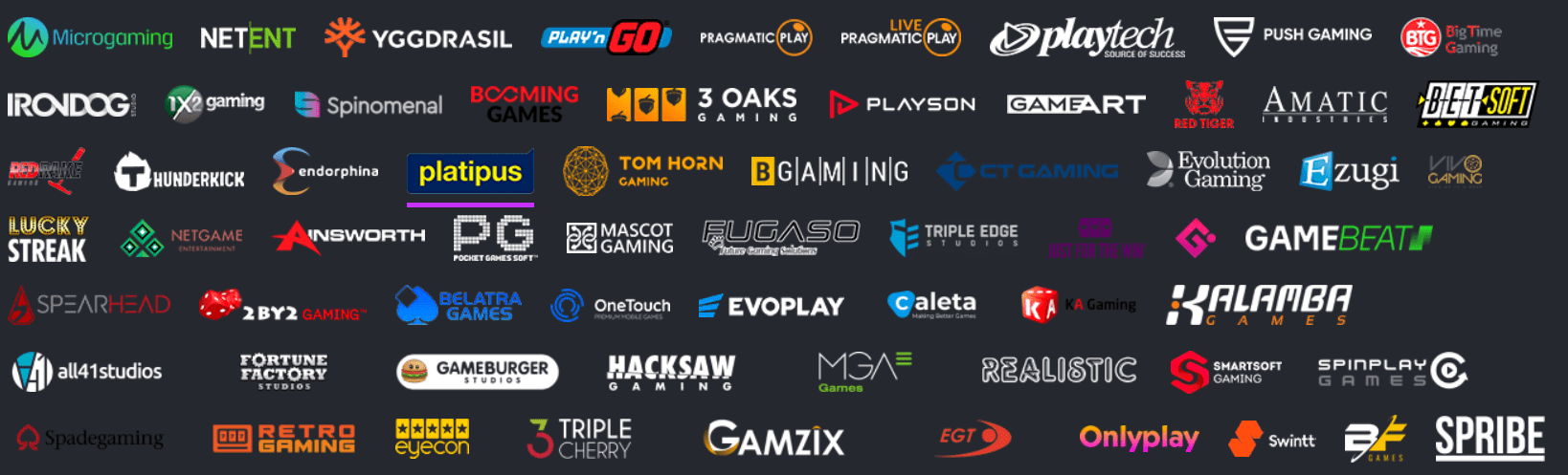 Bonanzagame Casino Providers