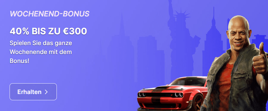 Need for Spin Wochenend Bonus
