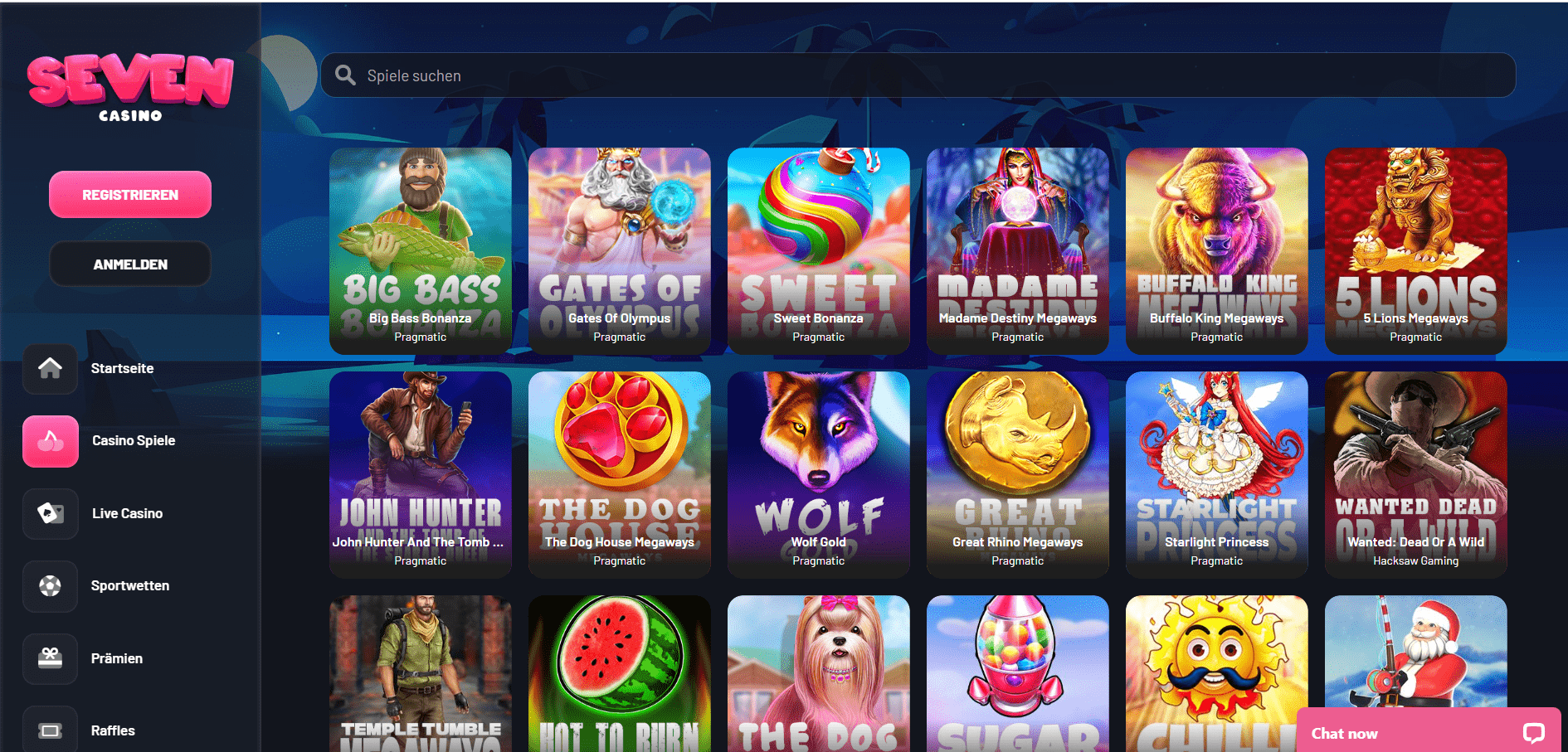 Seven Casino Games