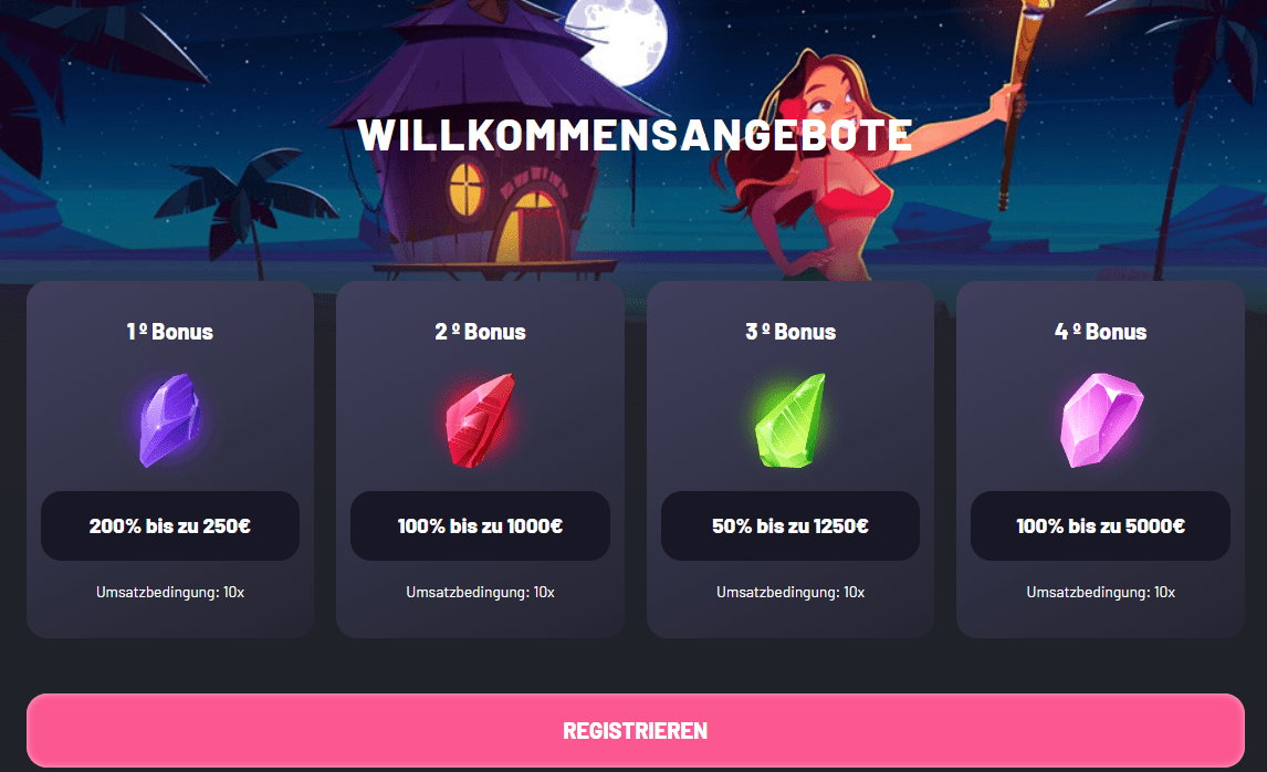 Seven Casino Willkommenspaket