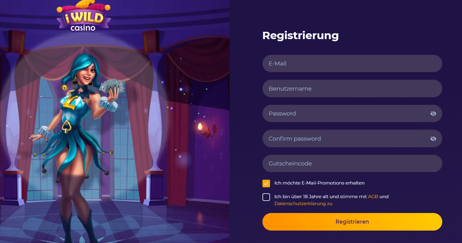 iwild casino anmeldung