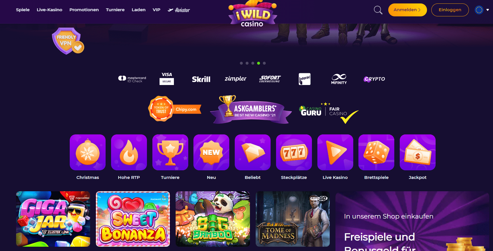 iwild casino startseite
